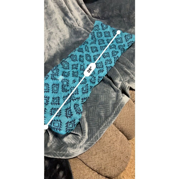 Arizona Jean Turquoise Geometric Infinity Scarf - Picture 5 of 6